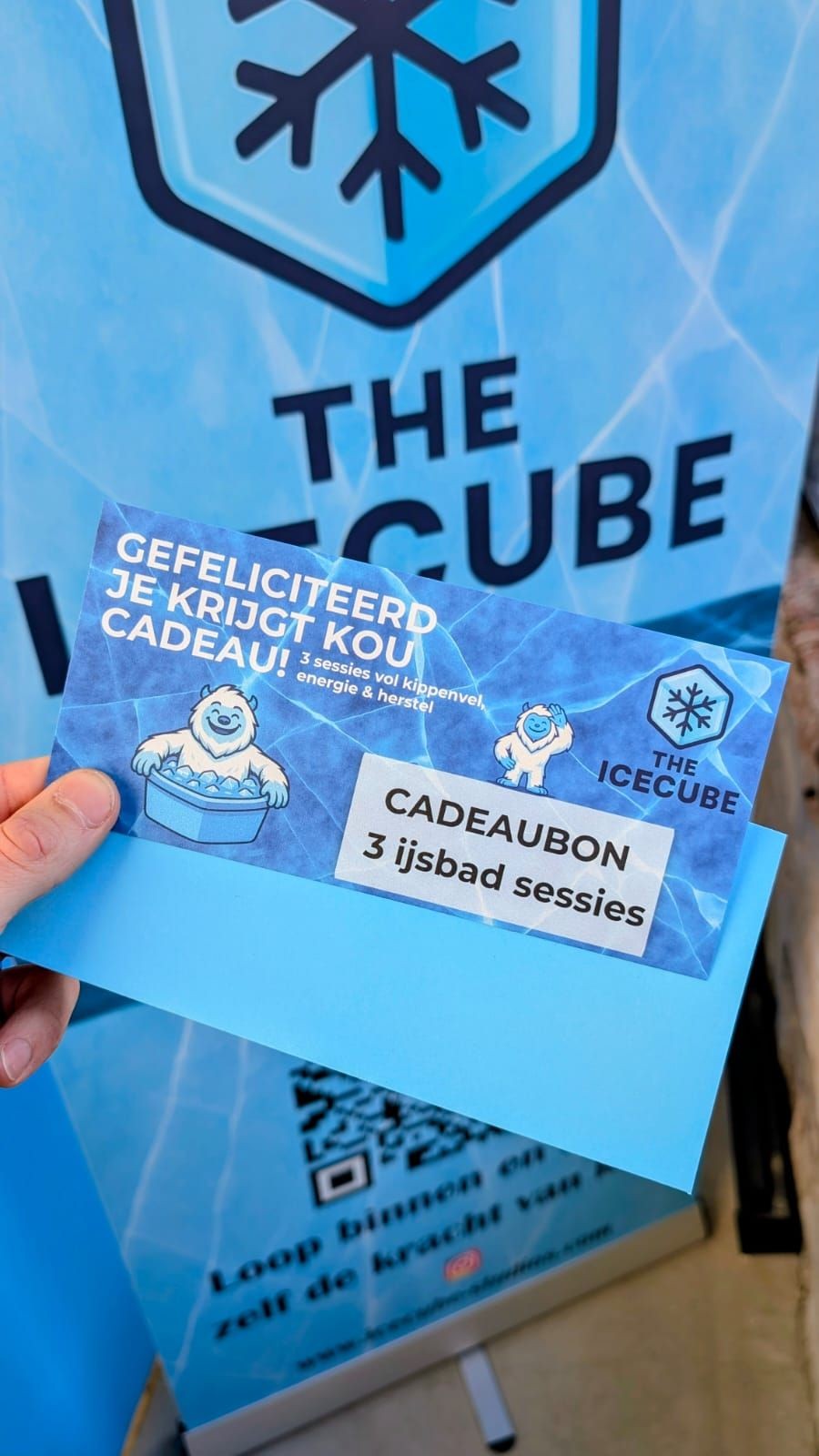 IceCube Cadeaubon – 3 IJsbad Sessies